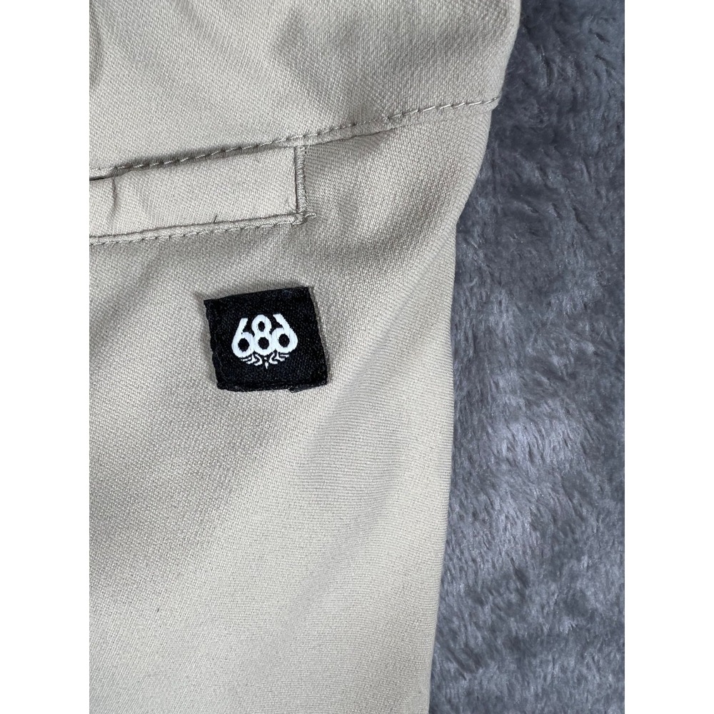 686 Everywhere Pants Joggers Mens Small 29x29 Beige Relaxed Tech Stretch Hiking - Picture 8 of 12